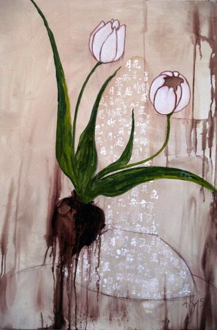 2 Tulips Chinese Sweeney.JPG